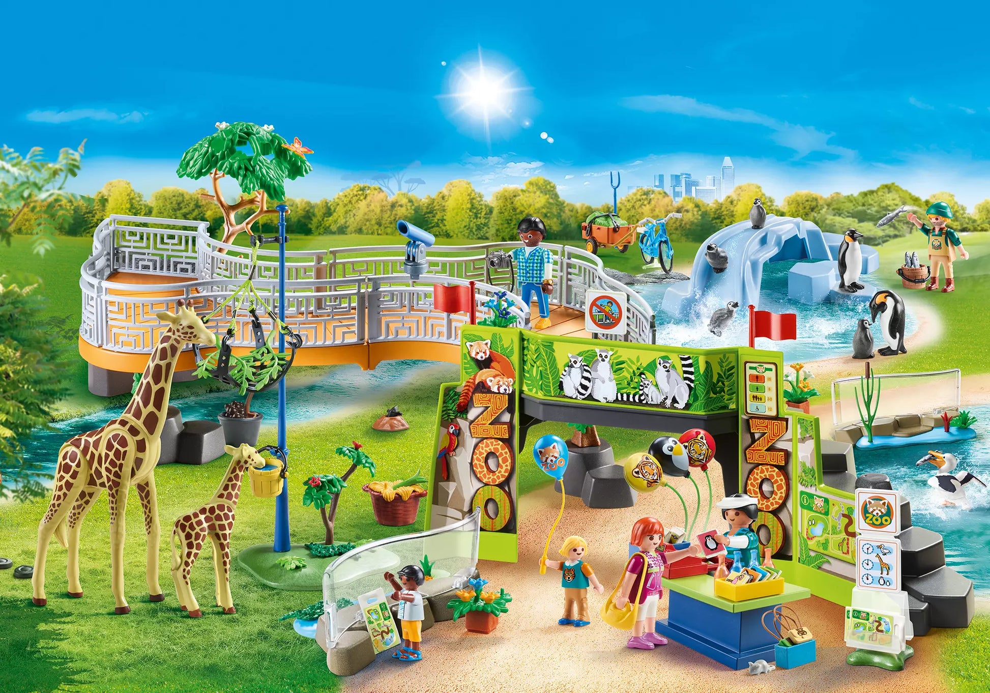 Playmobil 70341 Family Fun Mein großer Erlebnis Zoo - plegobil