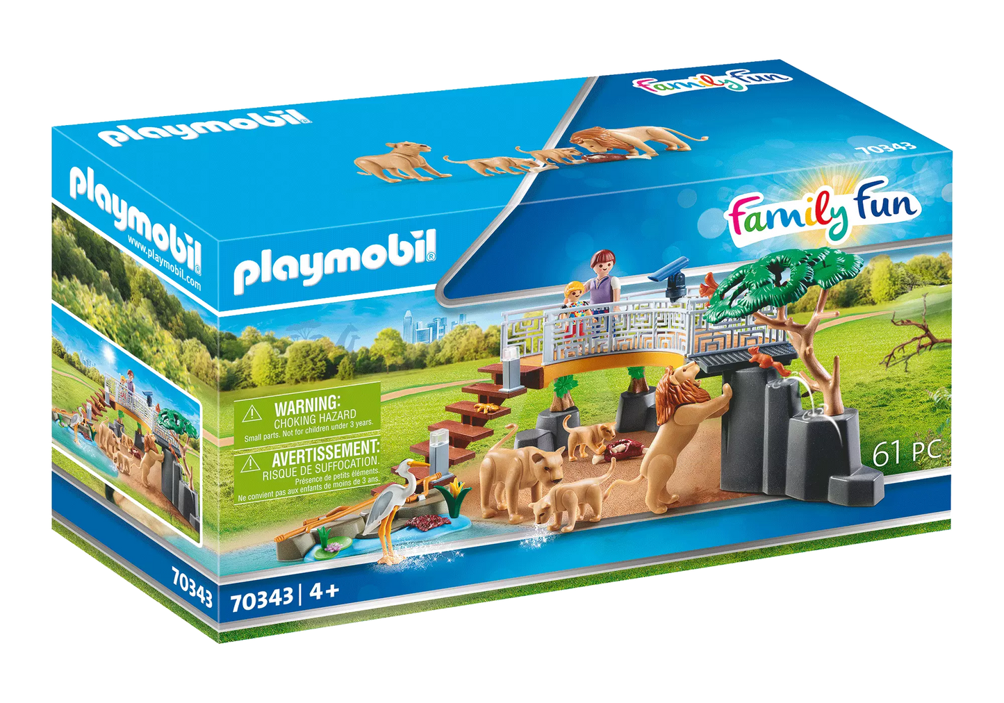 Playmobil 70343 Family Fun Löwen im Freigehege - plegobil