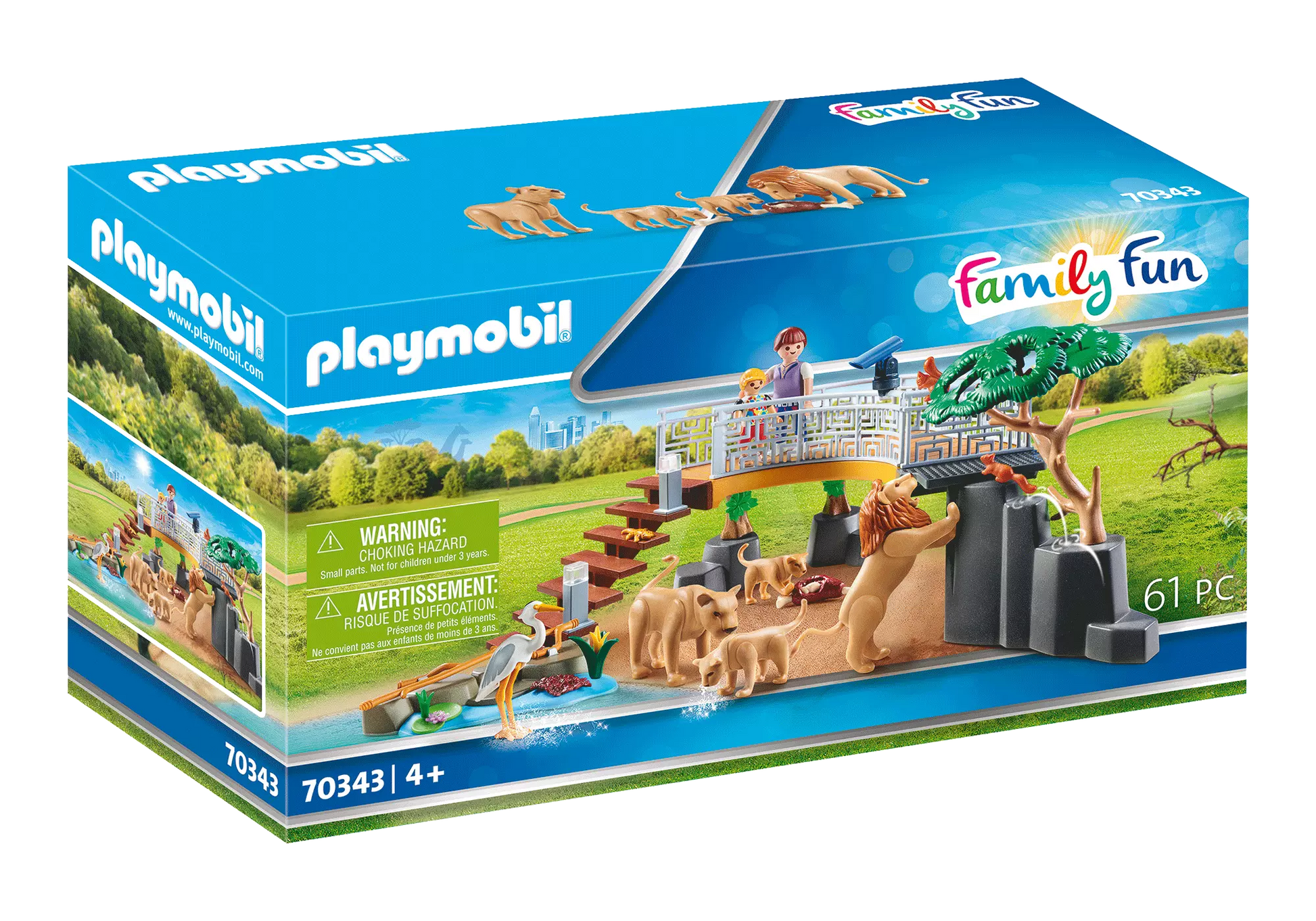 Playmobil 70343 Family Fun Löwen im Freigehege - plegobil