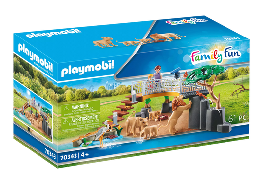 Playmobil 70343 Family Fun Löwen im Freigehege - plegobil