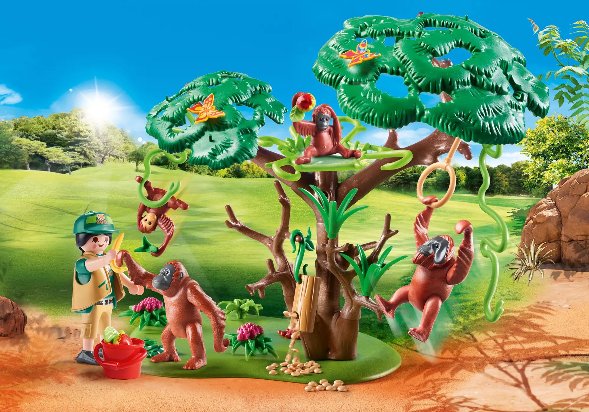 Playmobil 70345 Family Fun Orang Utans im Baum - plegobil