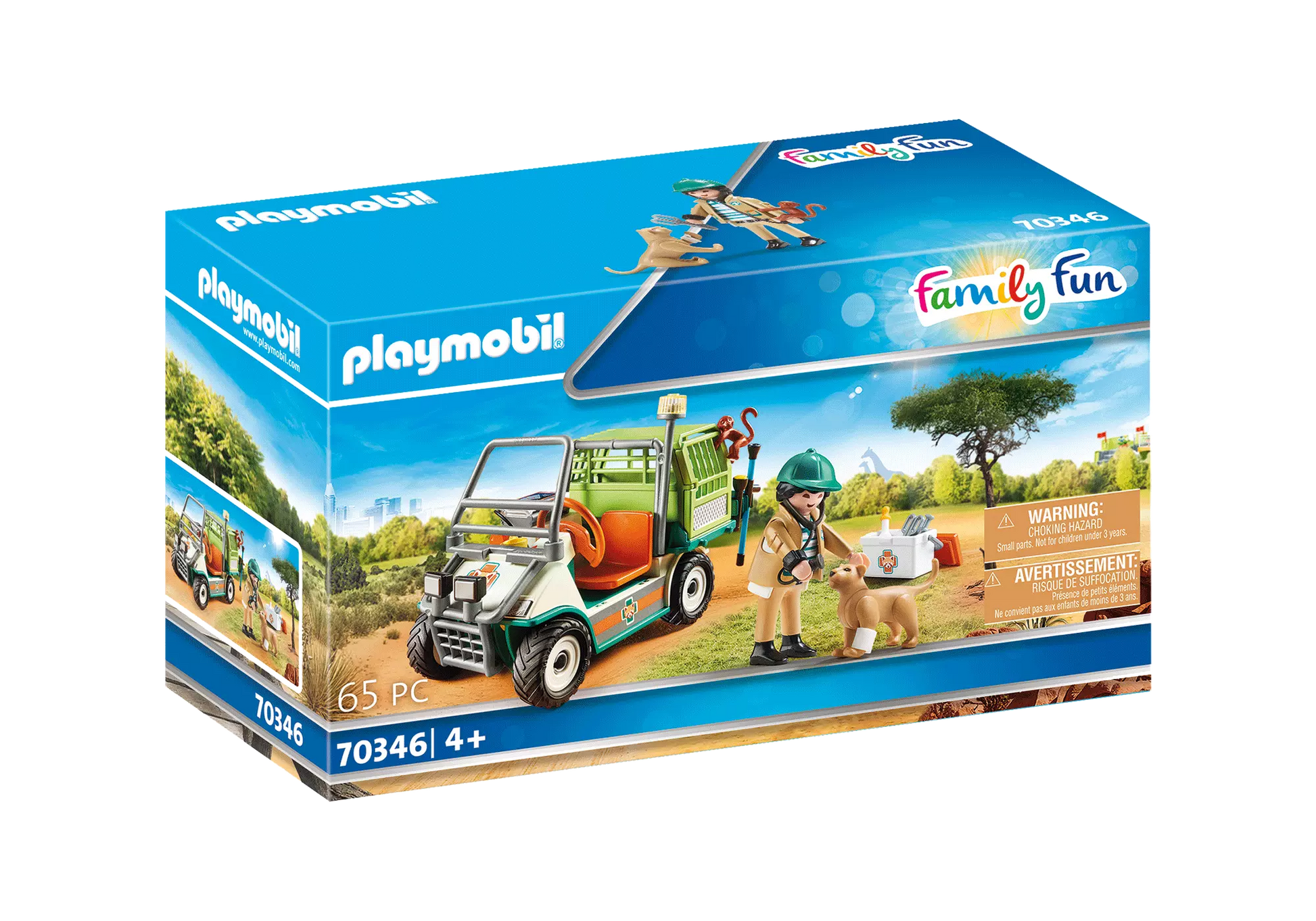Playmobil 70346 Family Fun Zoo-Tierarzt mit Fahrzeug - plegobil