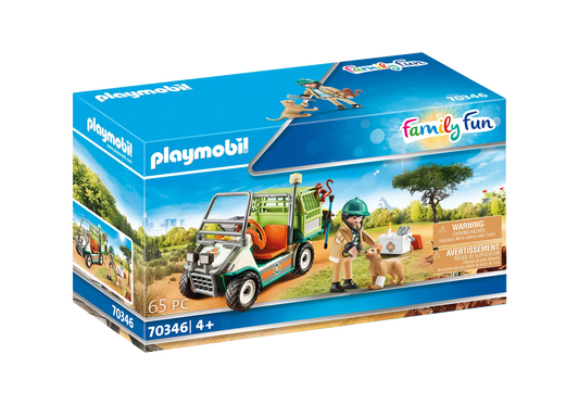 Playmobil 70346 Family Fun Zoo-Tierarzt mit Fahrzeug - plegobil