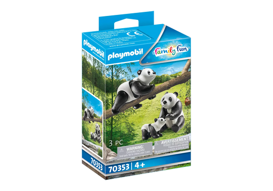 Playmobil 70353 Family Fun 2 Pandas mit Baby - plegobil