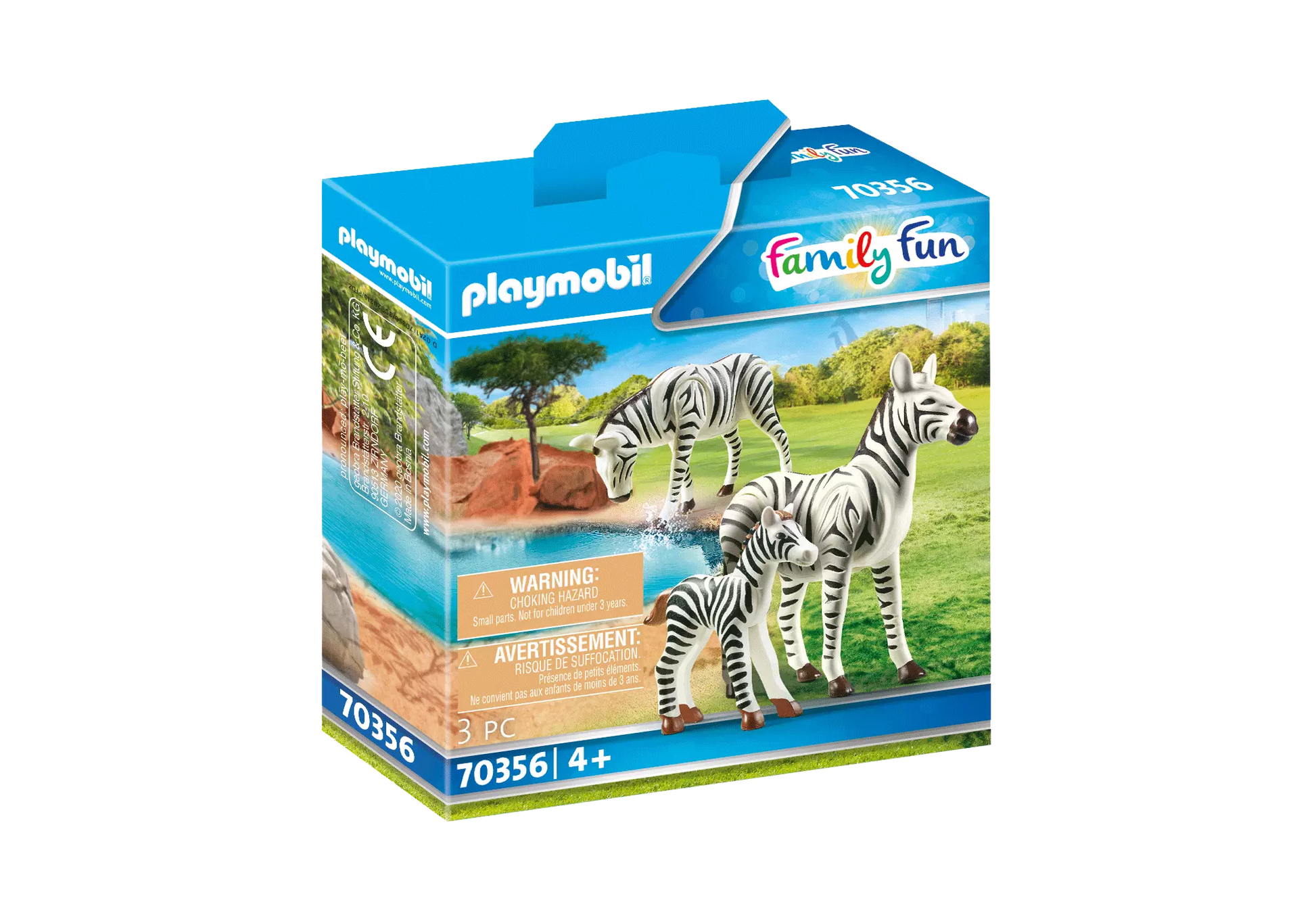 Playmobil 70356 Family Fun 2 Zebras mit Baby - plegobil