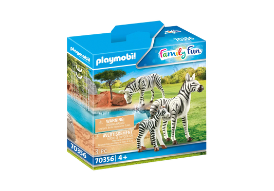 Playmobil 70356 Family Fun 2 Zebras mit Baby - plegobil