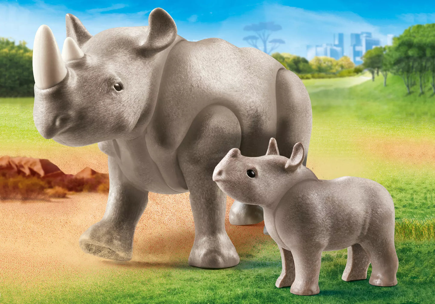 Playmobil 70357 Family Fun Nashorn mit Baby - plegobil
