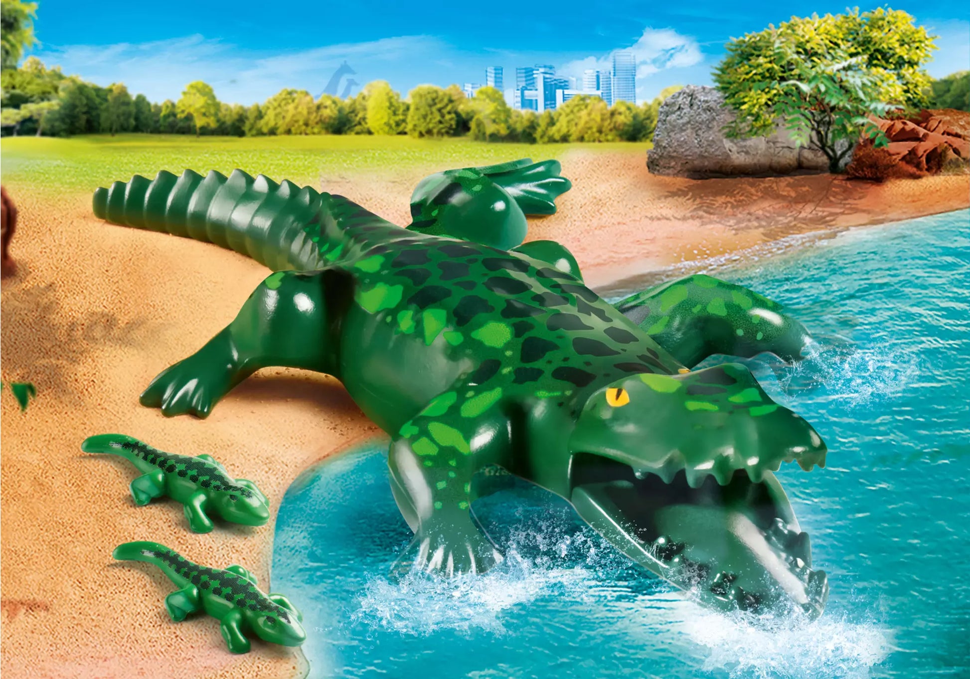 Playmobil 70358 Family Fun Alligator mit Babys - plegobil