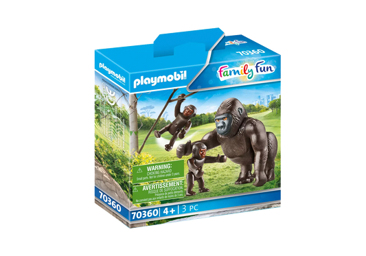 Playmobil 70360 Family Fun Gorilla mit Babys - plegobil