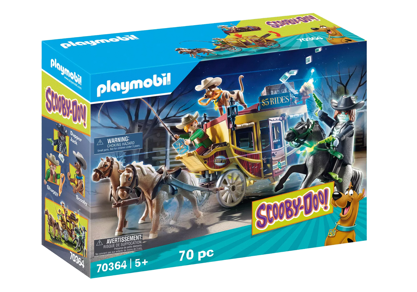Playmobil 70364 Scooby-Doo! Abenteuer im Wilden Westen - plegobil