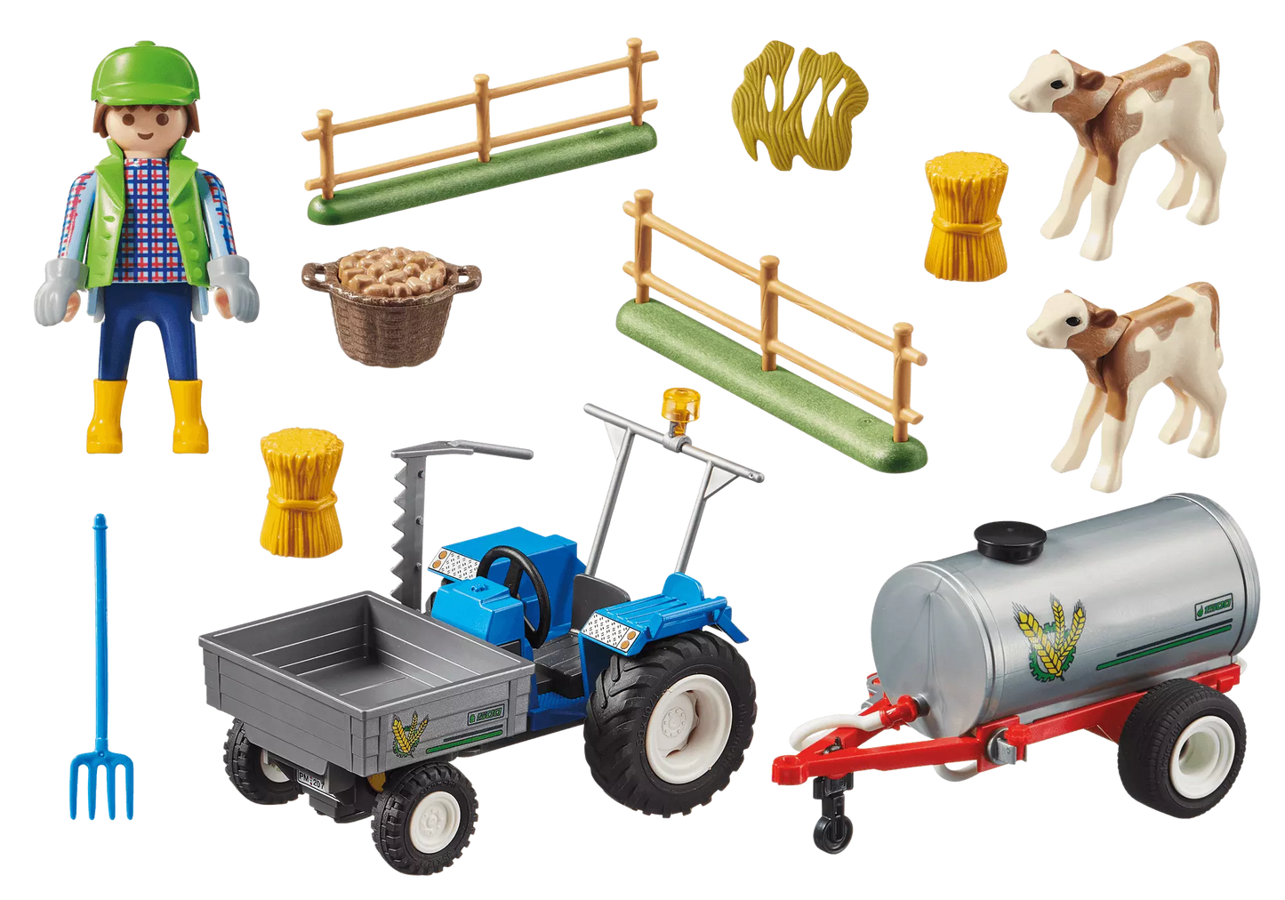 Playmobil 70367 Country Ladetraktor mit Wassertank - plegobil