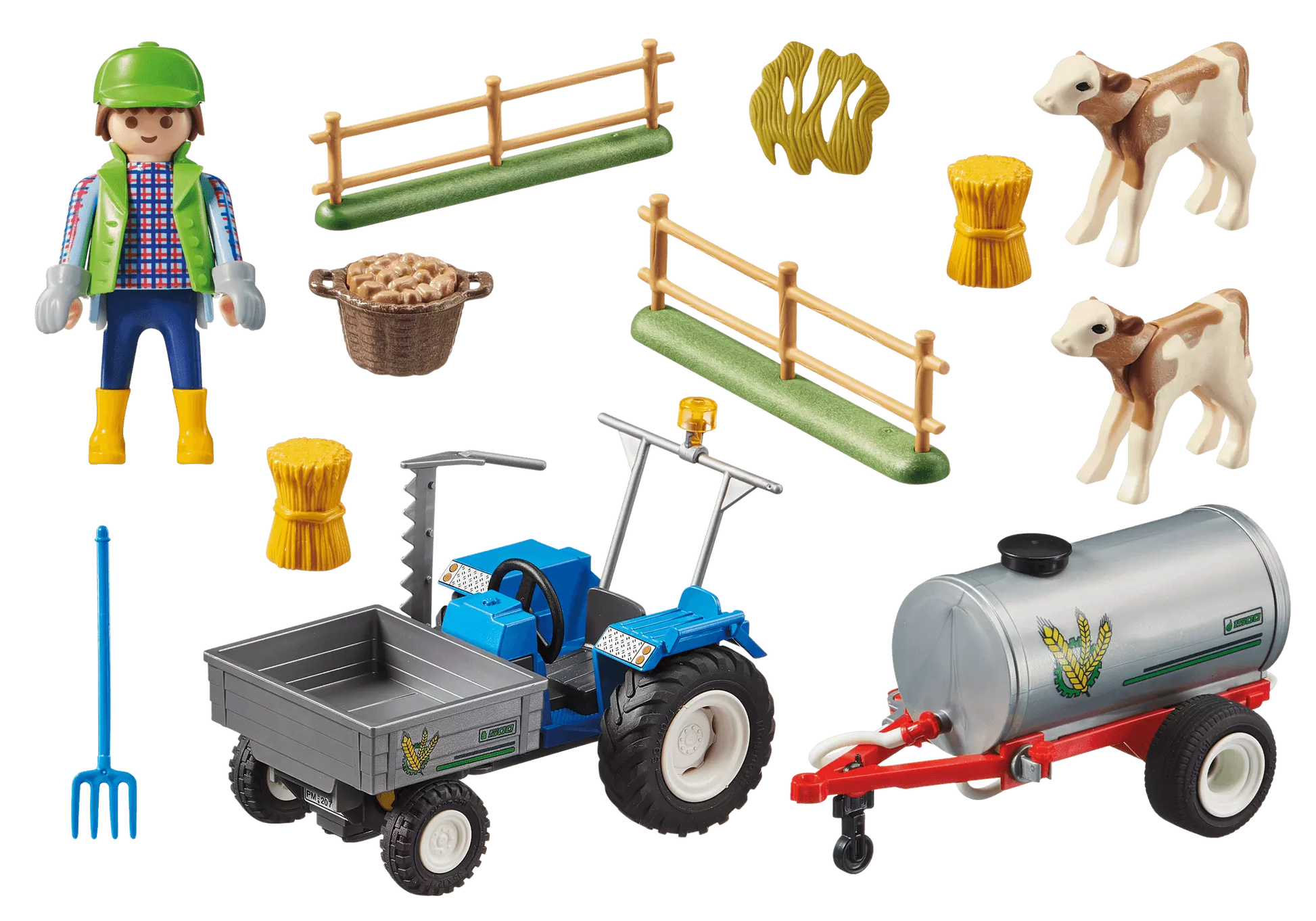 Playmobil 70367 Country Ladetraktor mit Wassertank - plegobil
