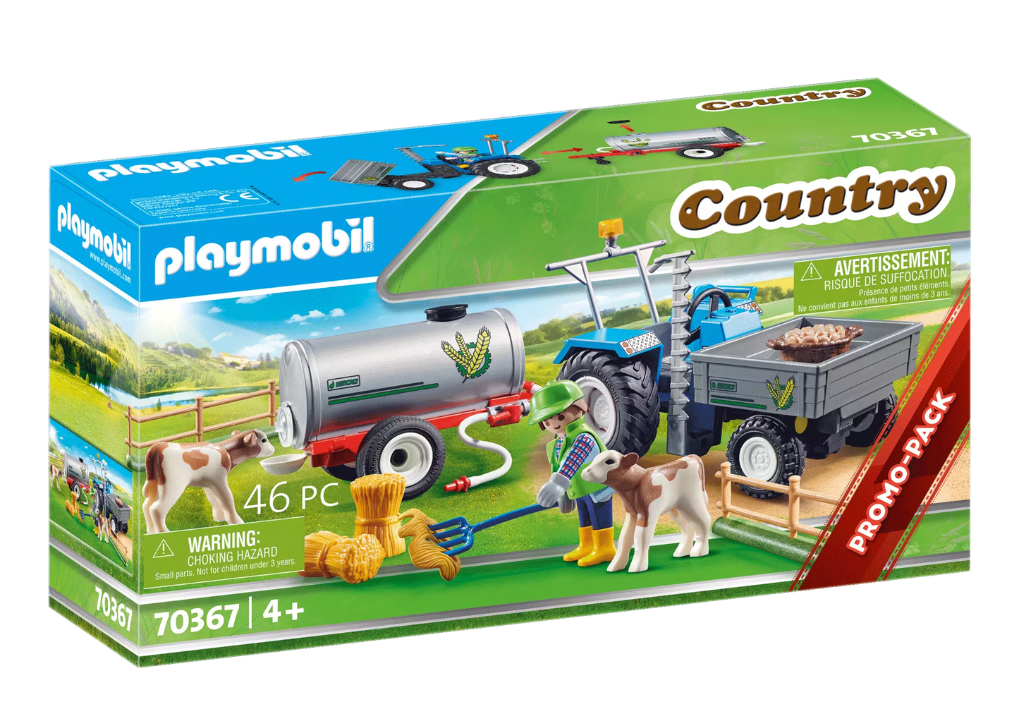 Playmobil 70367 Country Ladetraktor mit Wassertank - plegobil