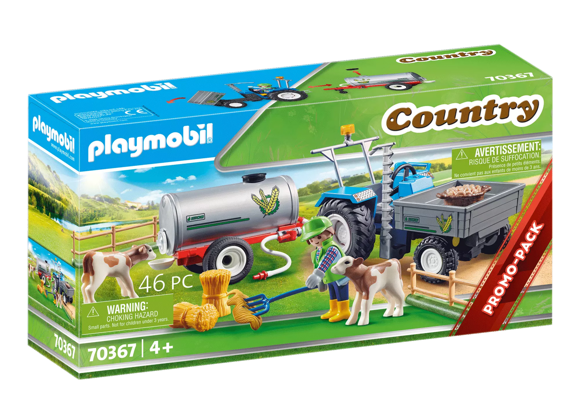 Playmobil 70367 Country Ladetraktor mit Wassertank - plegobil