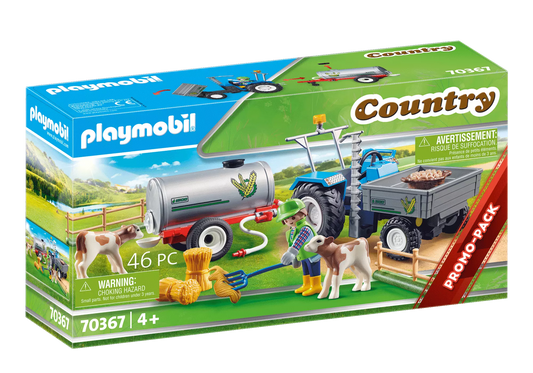 Playmobil 70367 Country Ladetraktor mit Wassertank - plegobil