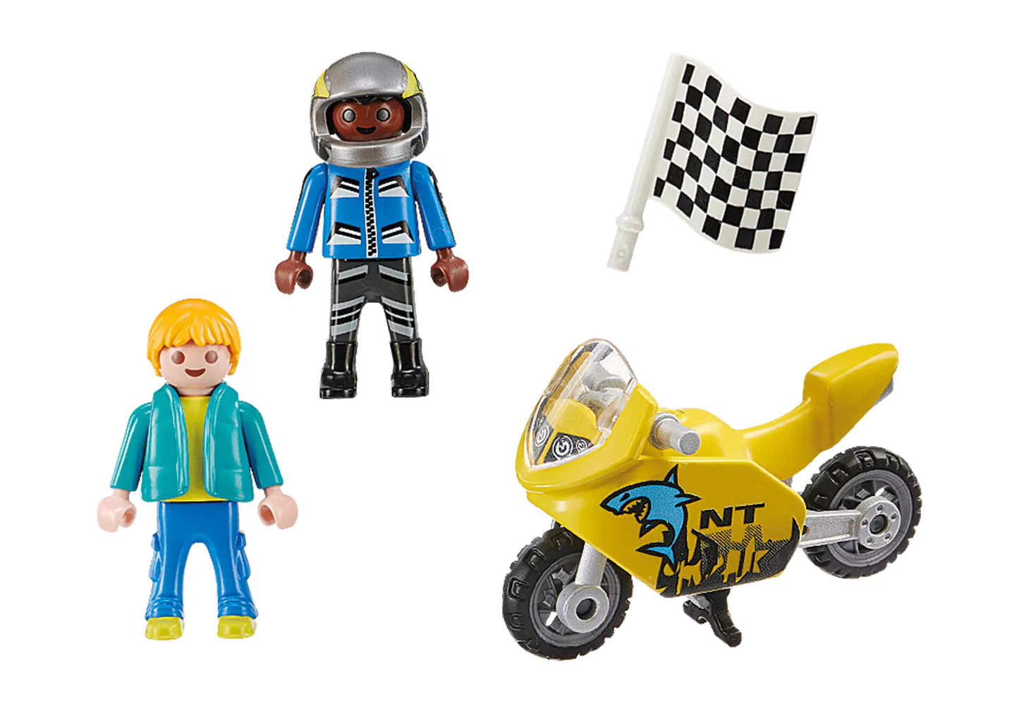 Playmobil 70380 Special Plus Jungs mit Racingbike - plegobil