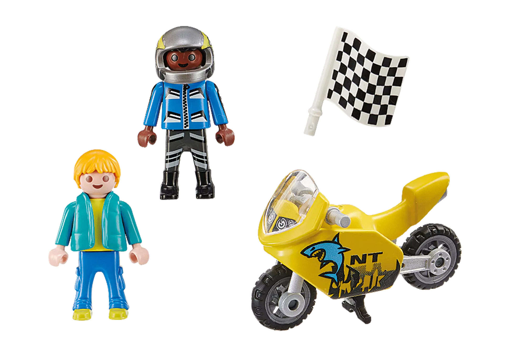 Playmobil 70380 Special Plus Jungs mit Racingbike - plegobil