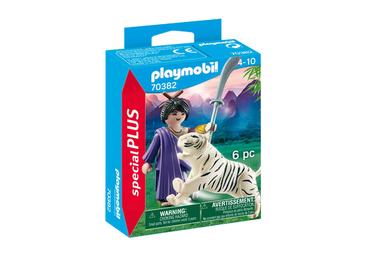 Playmobil 70382 Special Plus Asiakämpferin mit Tiger - plegobil