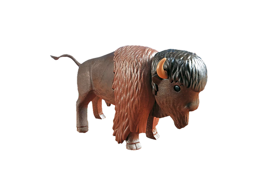 Playmobil 7038 Wild Life Bison (Folienverpackung) - plegobil