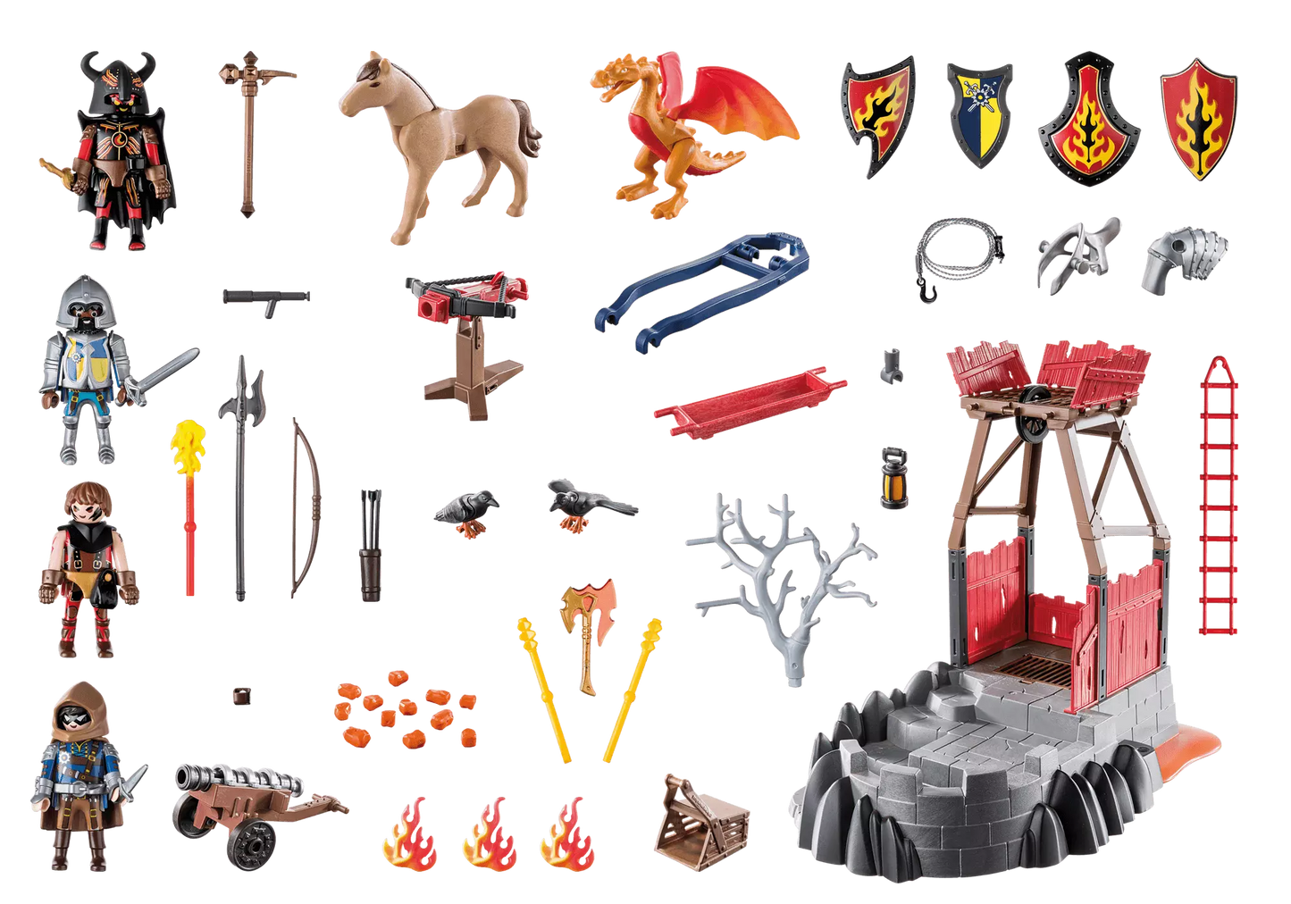 Playmobil 70390 Novelmore Burnham Raiders Lavamine - plegobil