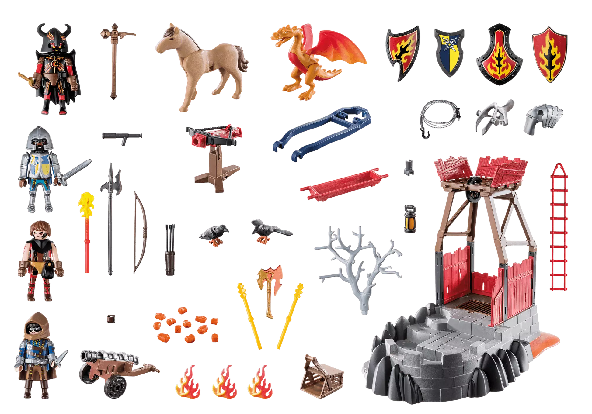 Playmobil 70390 Novelmore Burnham Raiders Lavamine - plegobil
