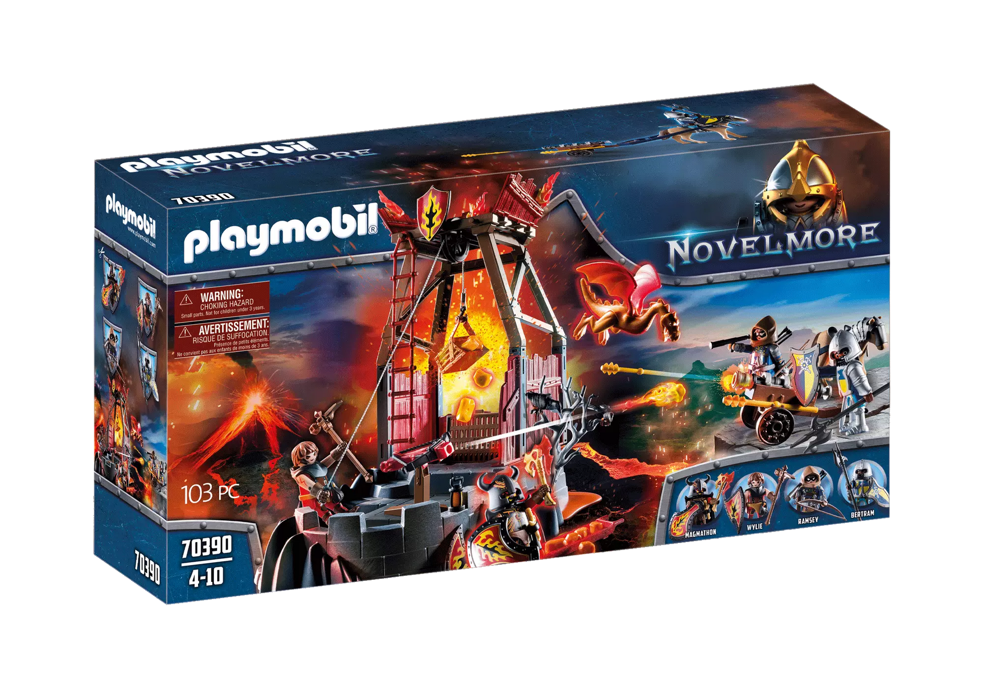 Playmobil 70390 Novelmore Burnham Raiders Lavamine - plegobil