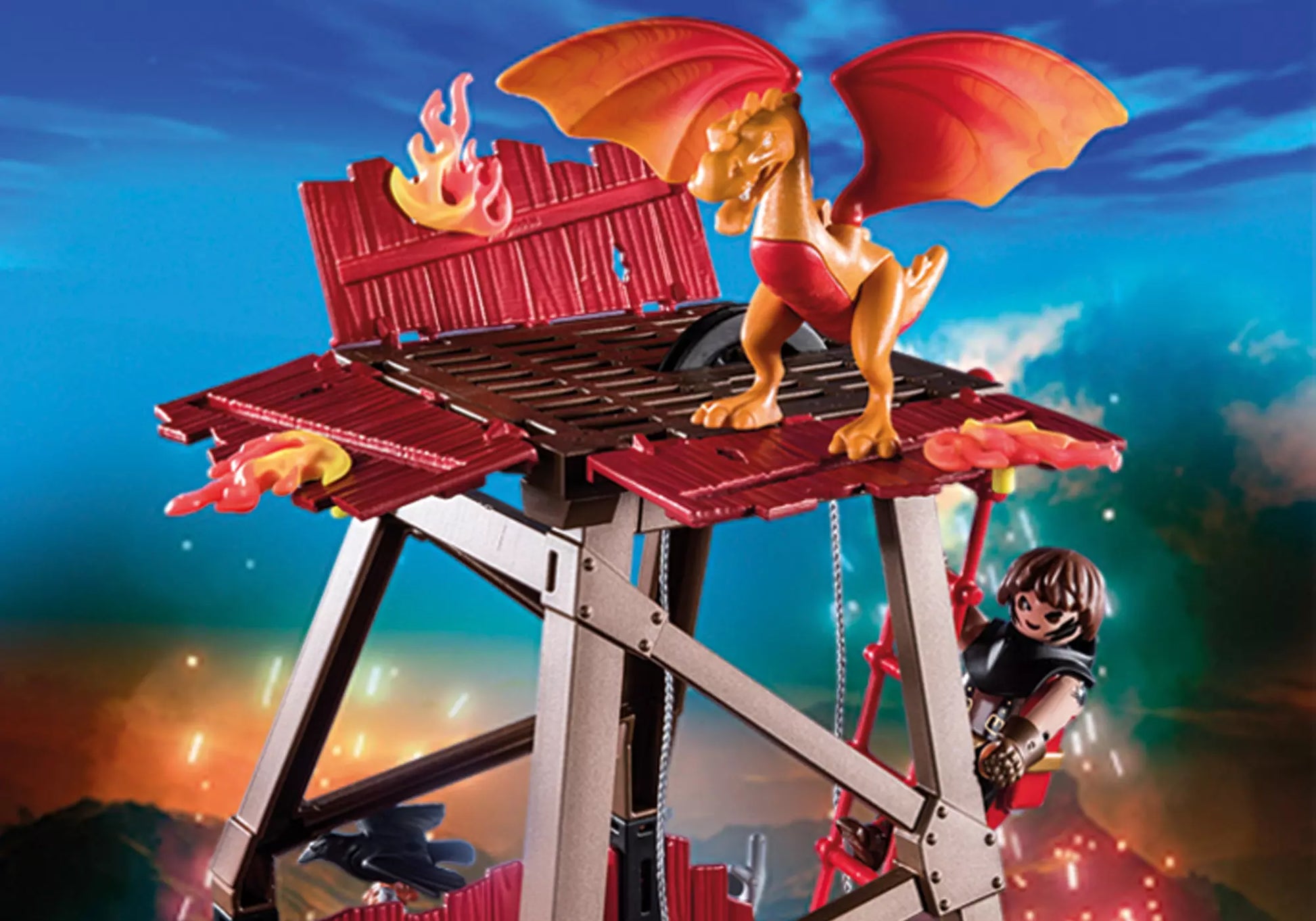 Playmobil 70390 Novelmore Burnham Raiders Lavamine - plegobil