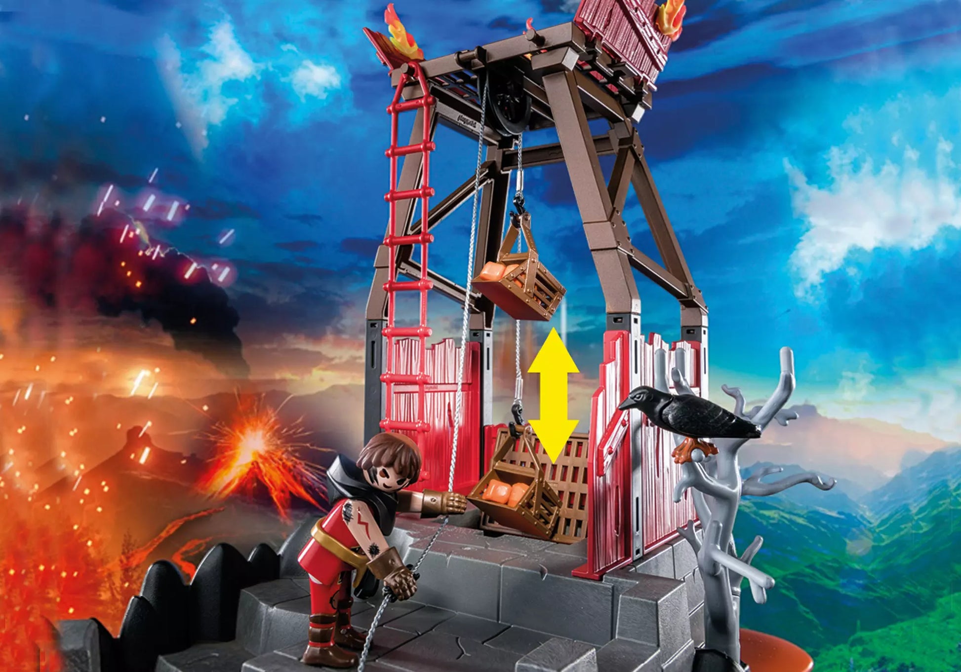 Playmobil 70390 Novelmore Burnham Raiders Lavamine - plegobil