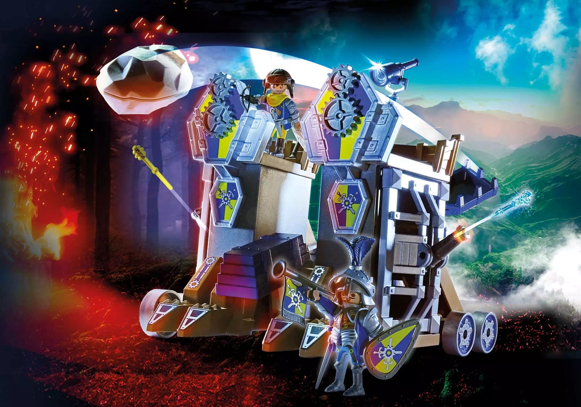 Playmobil 70391 Novelmore Mobile Katapultfestung - plegobil
