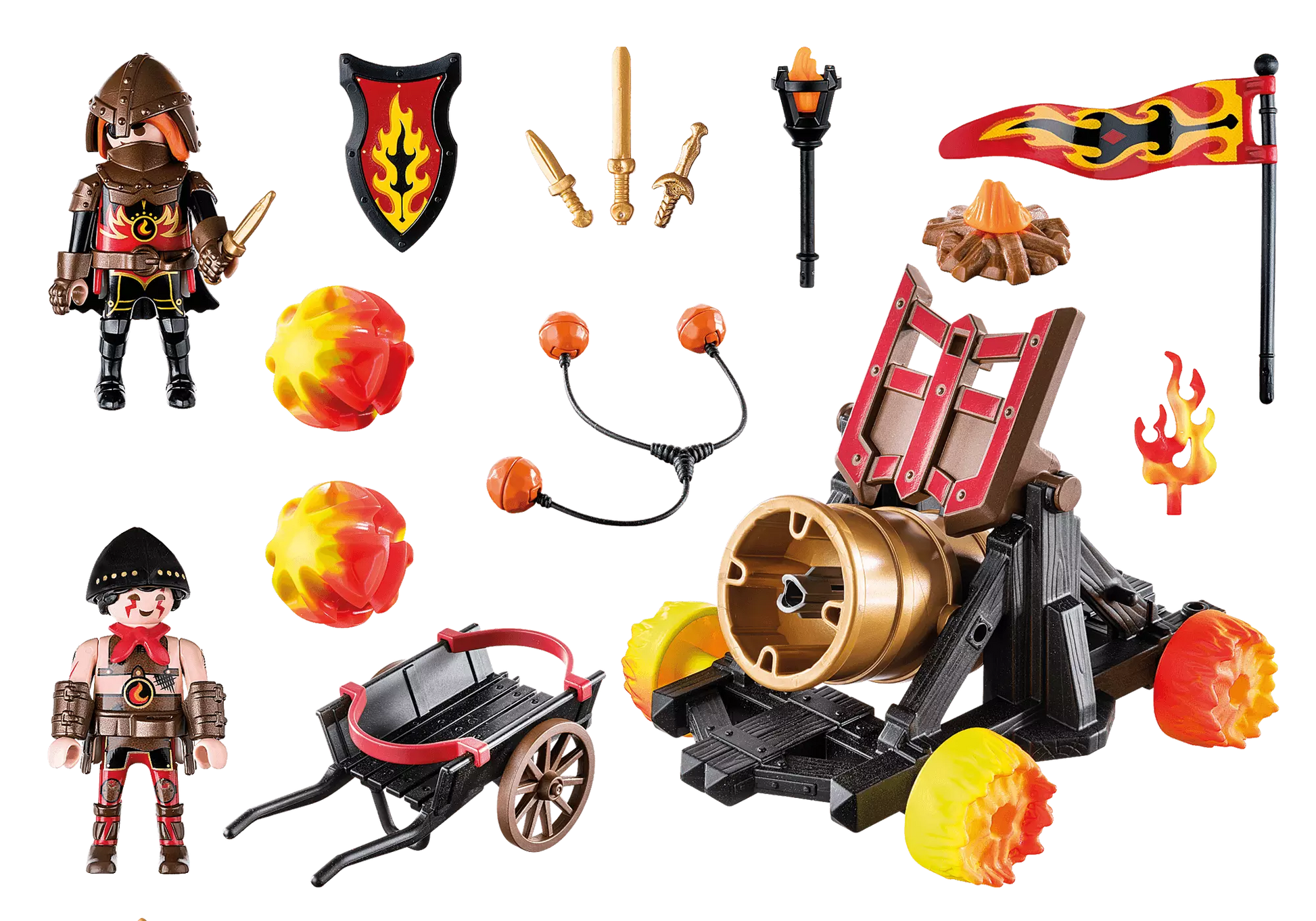 Playmobil 70394 Novelmore Burnham Raiders Lavabombarde - plegobil