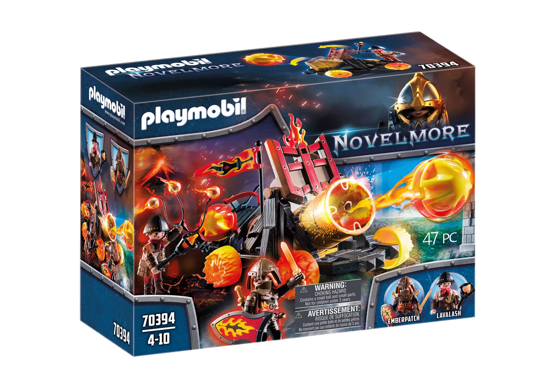 Playmobil 70394 Novelmore Burnham Raiders Lavabombarde - plegobil