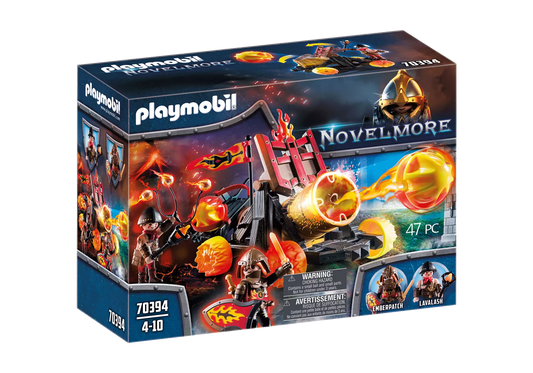 Playmobil 70394 Novelmore Burnham Raiders Lavabombarde - plegobil