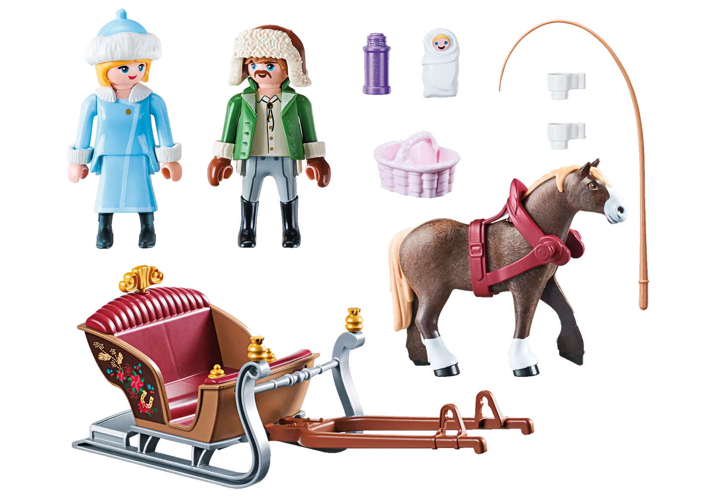 Playmobil 70397 Spirit Winterliche Schlittenfahrt - plegobil
