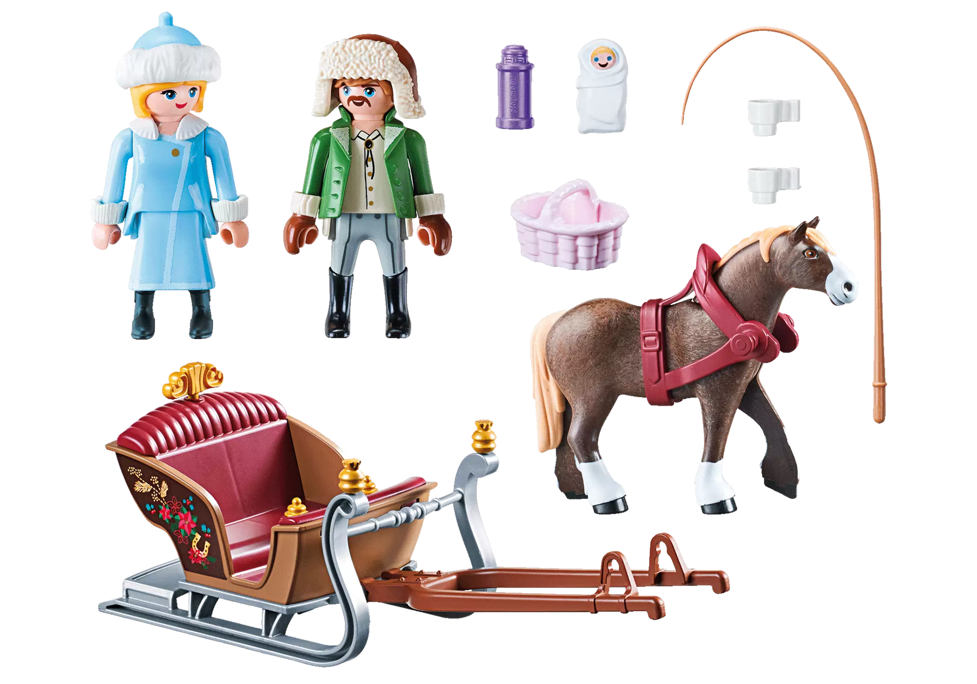 Playmobil 70397 Spirit Winterliche Schlittenfahrt - plegobil