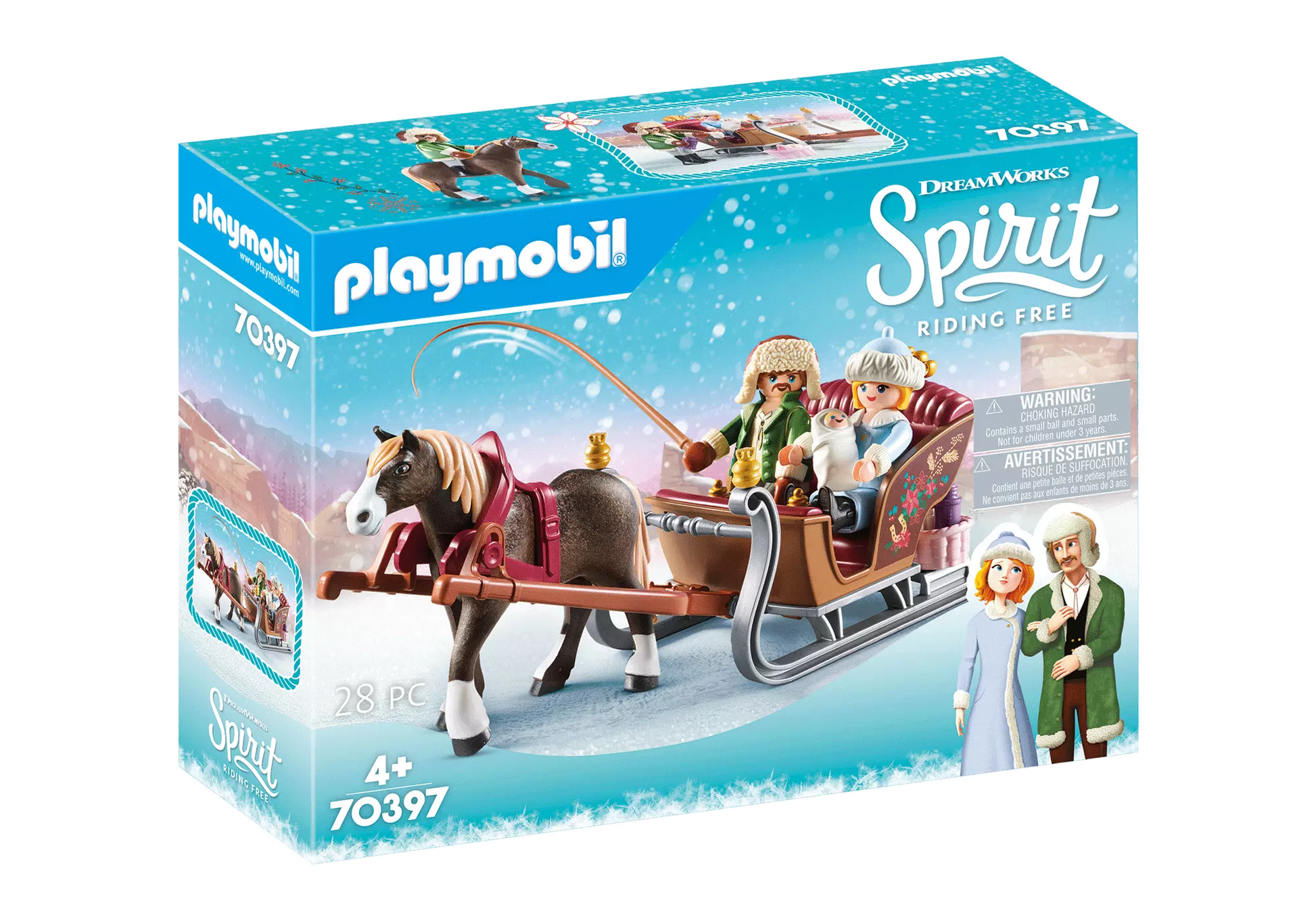 Playmobil 70397 Spirit Winterliche Schlittenfahrt - plegobil