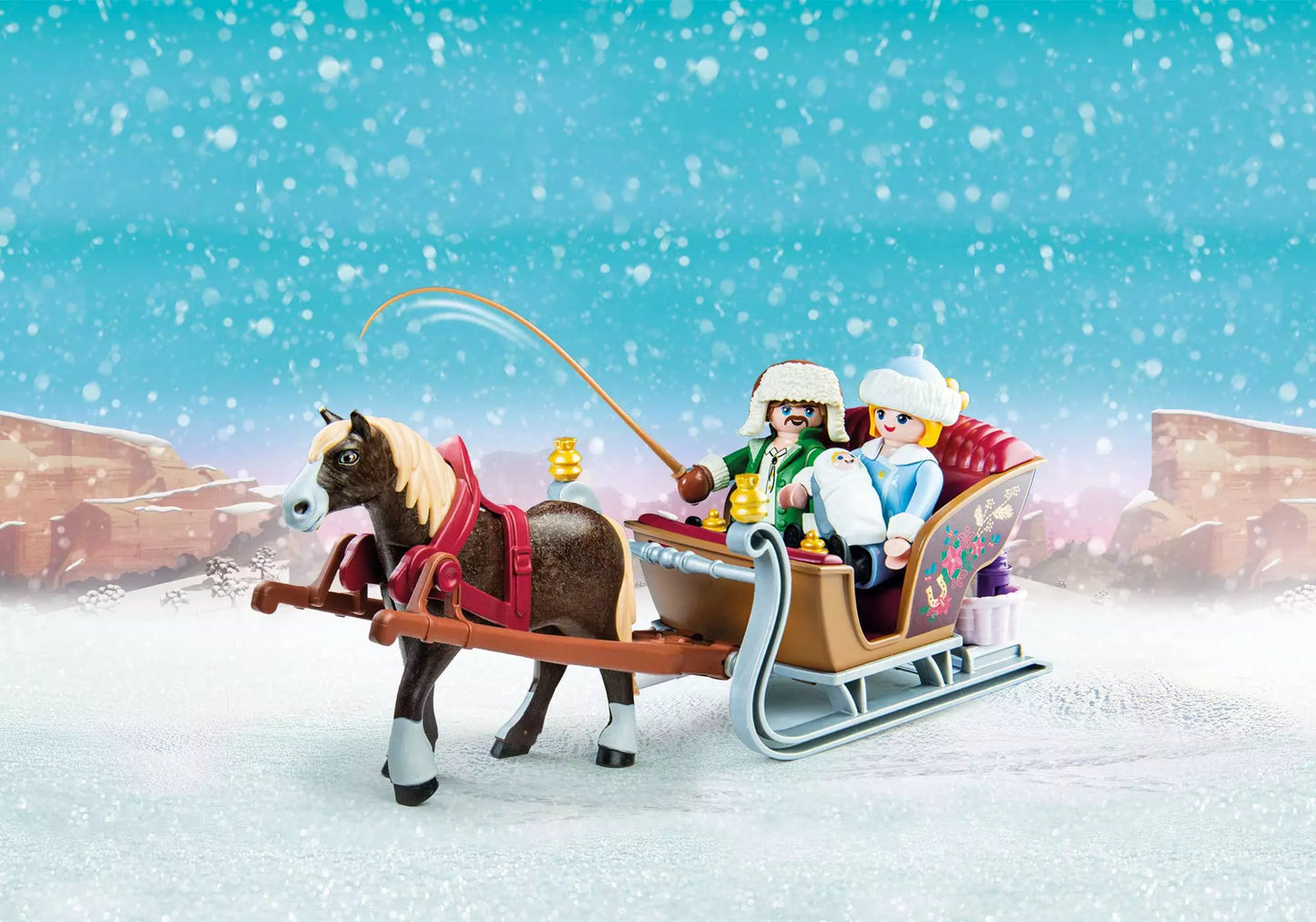 Playmobil 70397 Spirit Winterliche Schlittenfahrt - plegobil