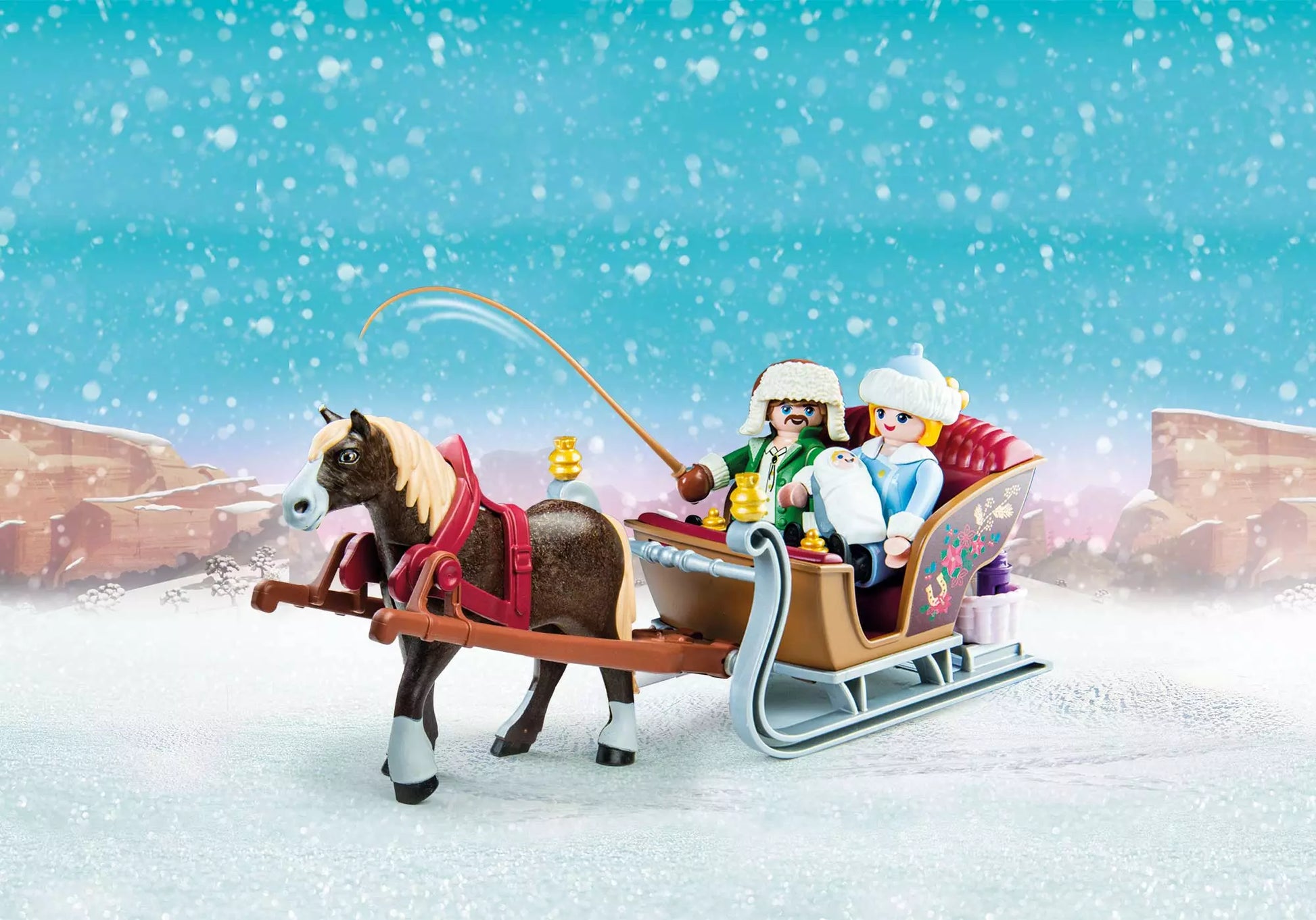 Playmobil 70397 Spirit Winterliche Schlittenfahrt - plegobil