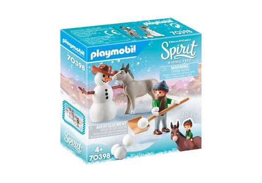 Playmobil 70398 Spirit Schneespaß mit Snips & Herrn Karotte - plegobil