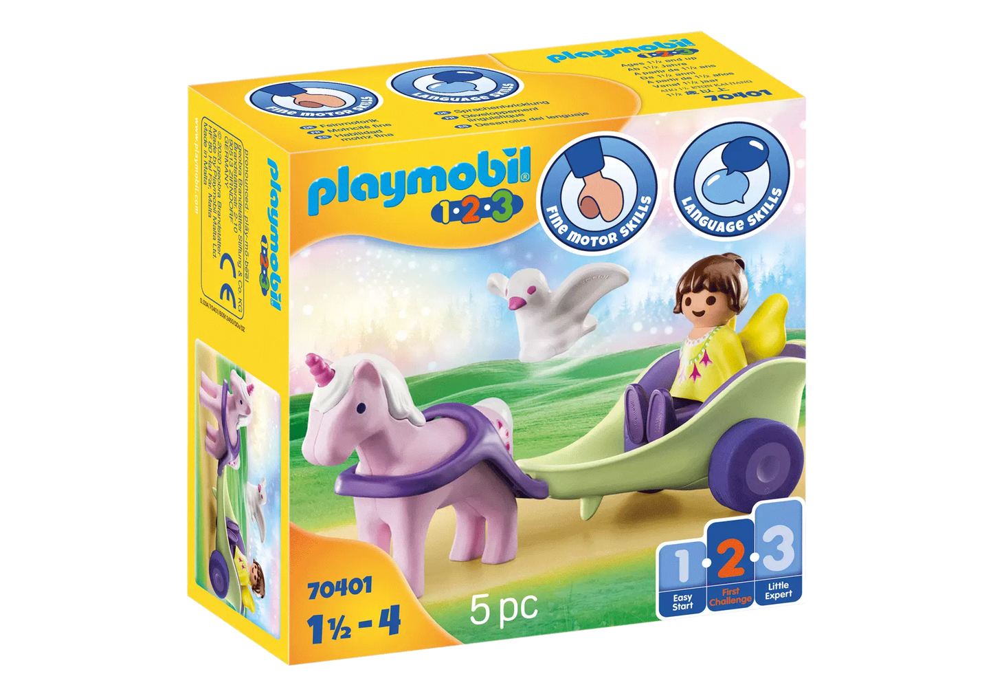 Playmobil 70401 1-2-3 Einhornkutsche mit Fee - plegobil