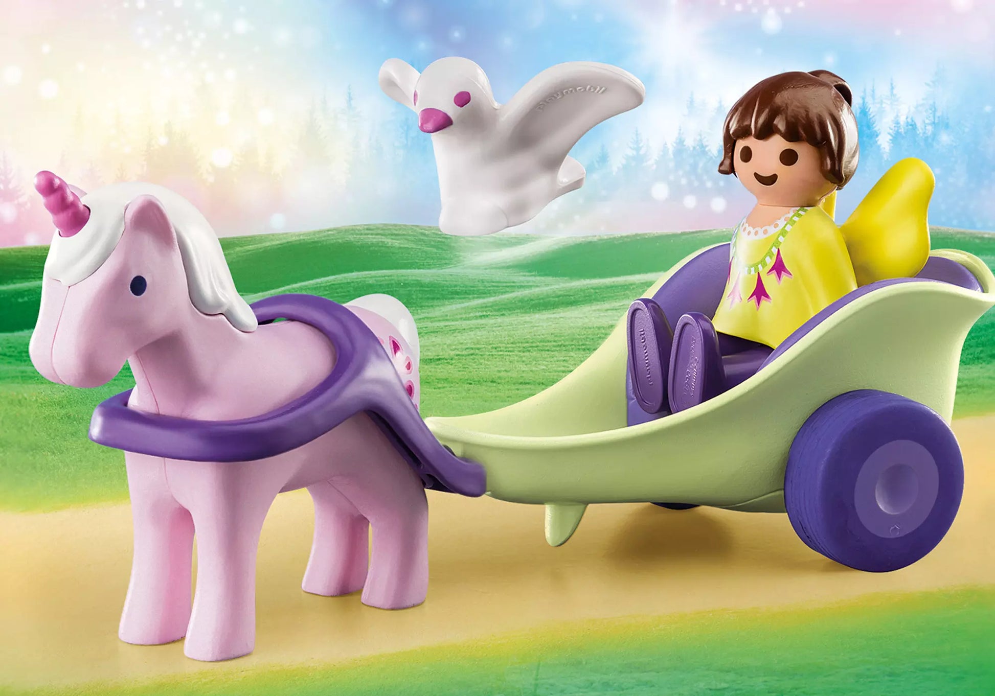 Playmobil 70401 1-2-3 Einhornkutsche mit Fee - plegobil