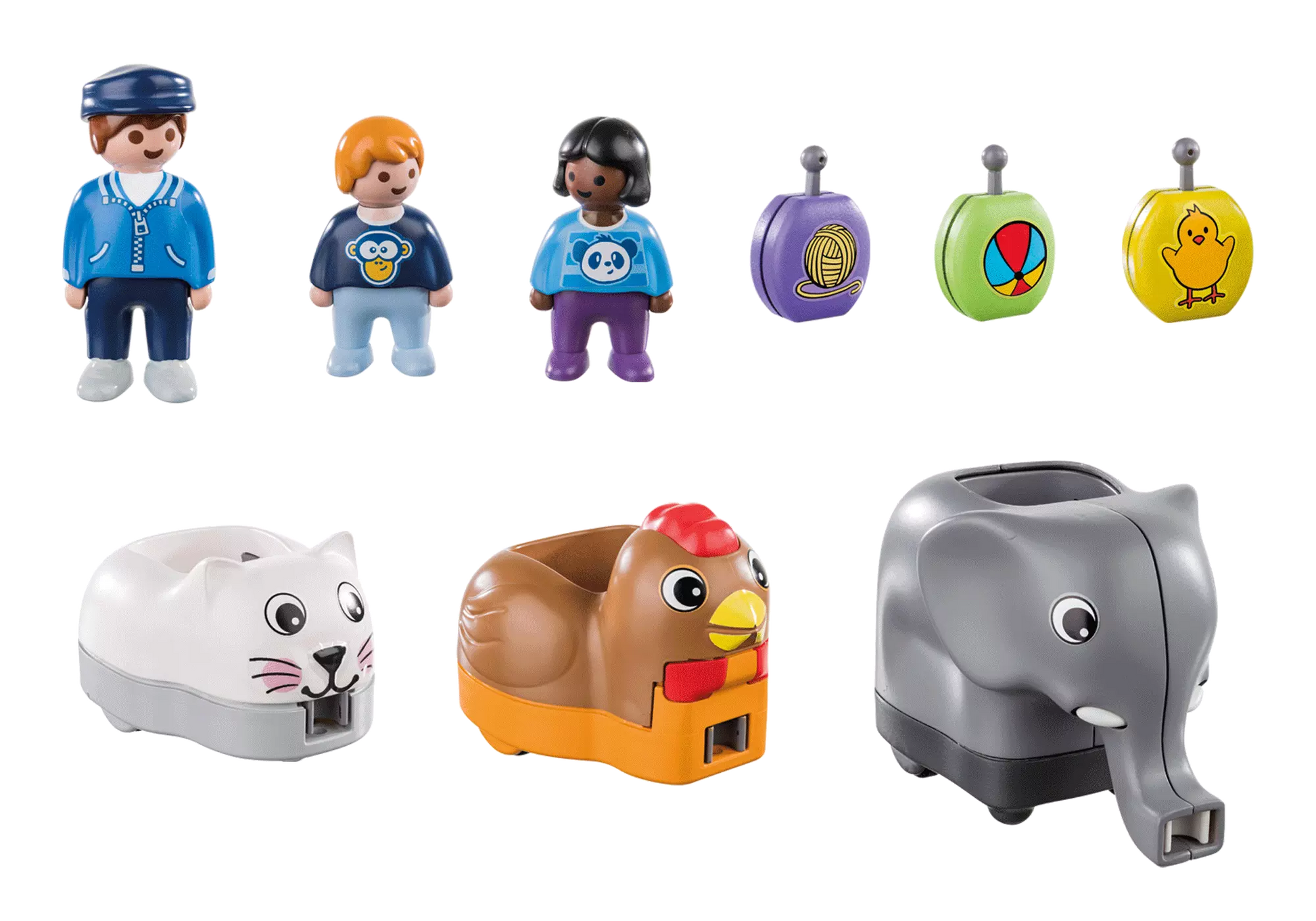 Playmobil 70405 1-2-3 Mein Schiebetierzug - plegobil