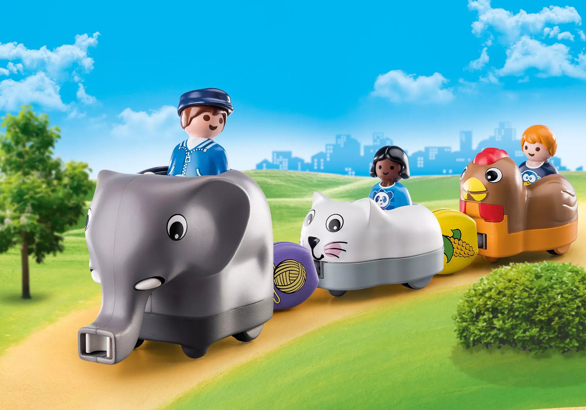 Playmobil 70405 1-2-3 Mein Schiebetierzug - plegobil