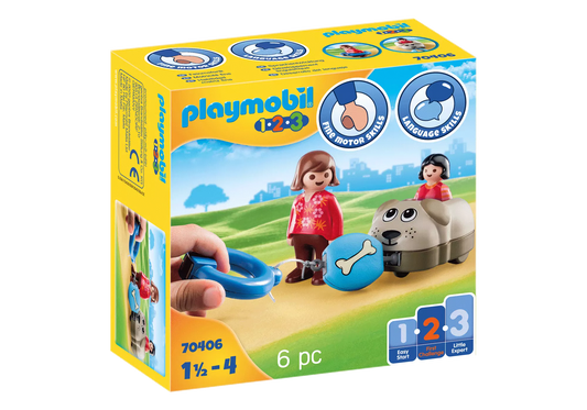 Playmobil 70406 1-2-3 Mein Schiebehund - plegobil
