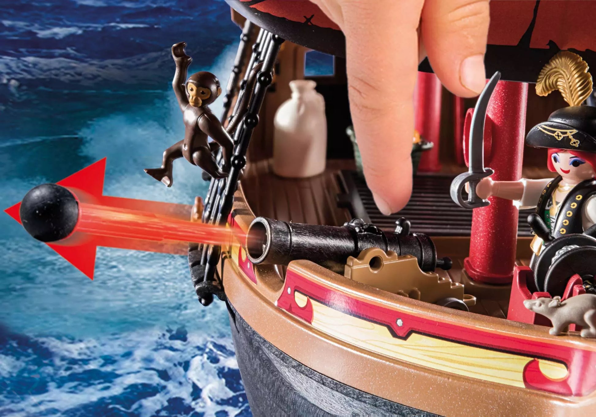 Playmobil 70411 Pirates Totenkopf-Kampfschiff - plegobil