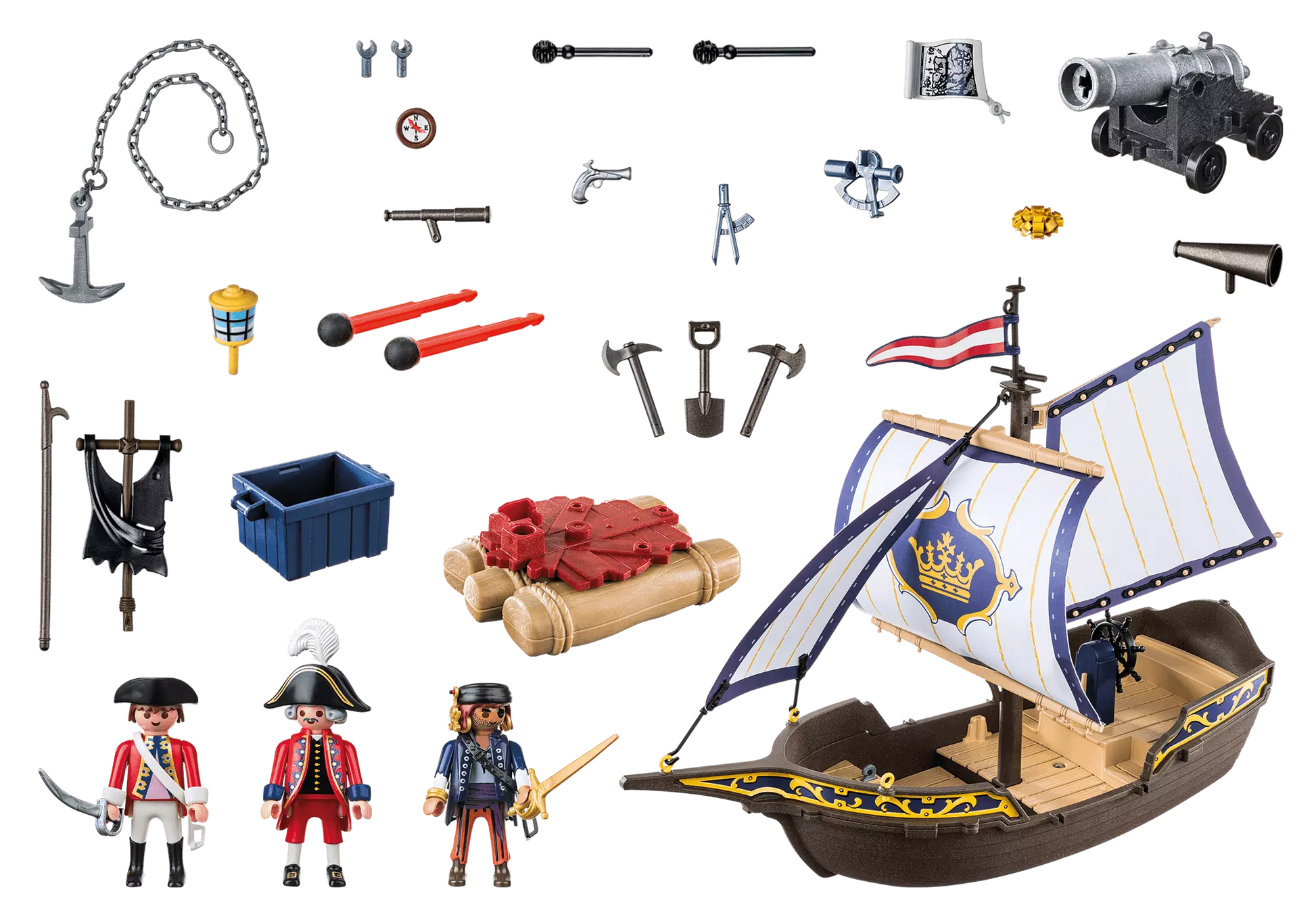 Playmobil 70412 Pirates Rotrocksegler - plegobil