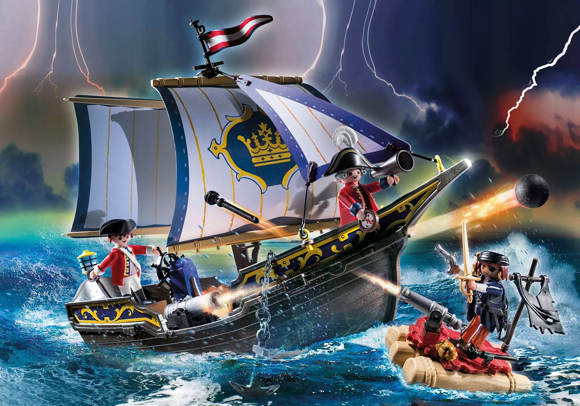 Playmobil 70412 Pirates Rotrocksegler - plegobil