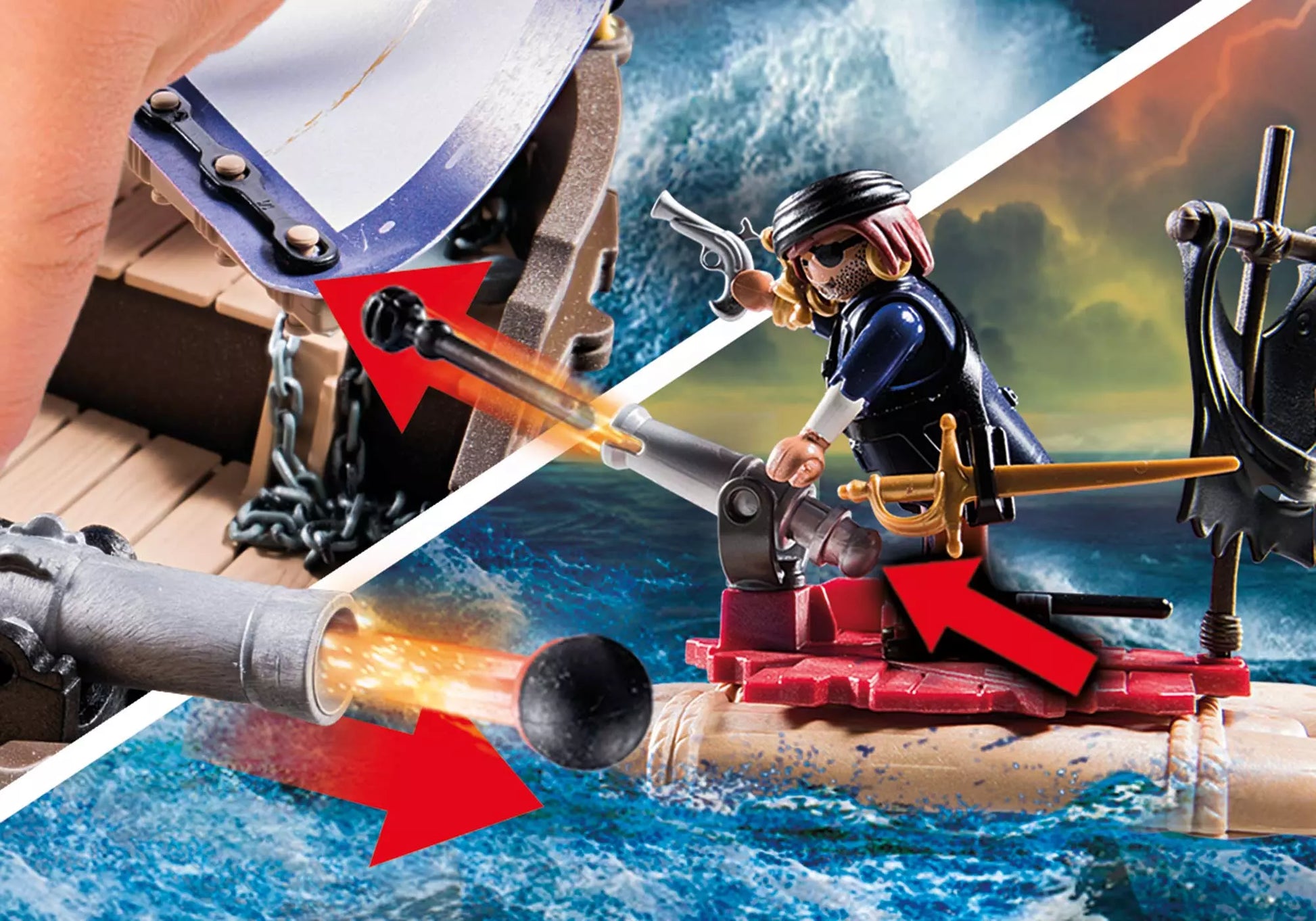 Playmobil 70412 Pirates Rotrocksegler - plegobil