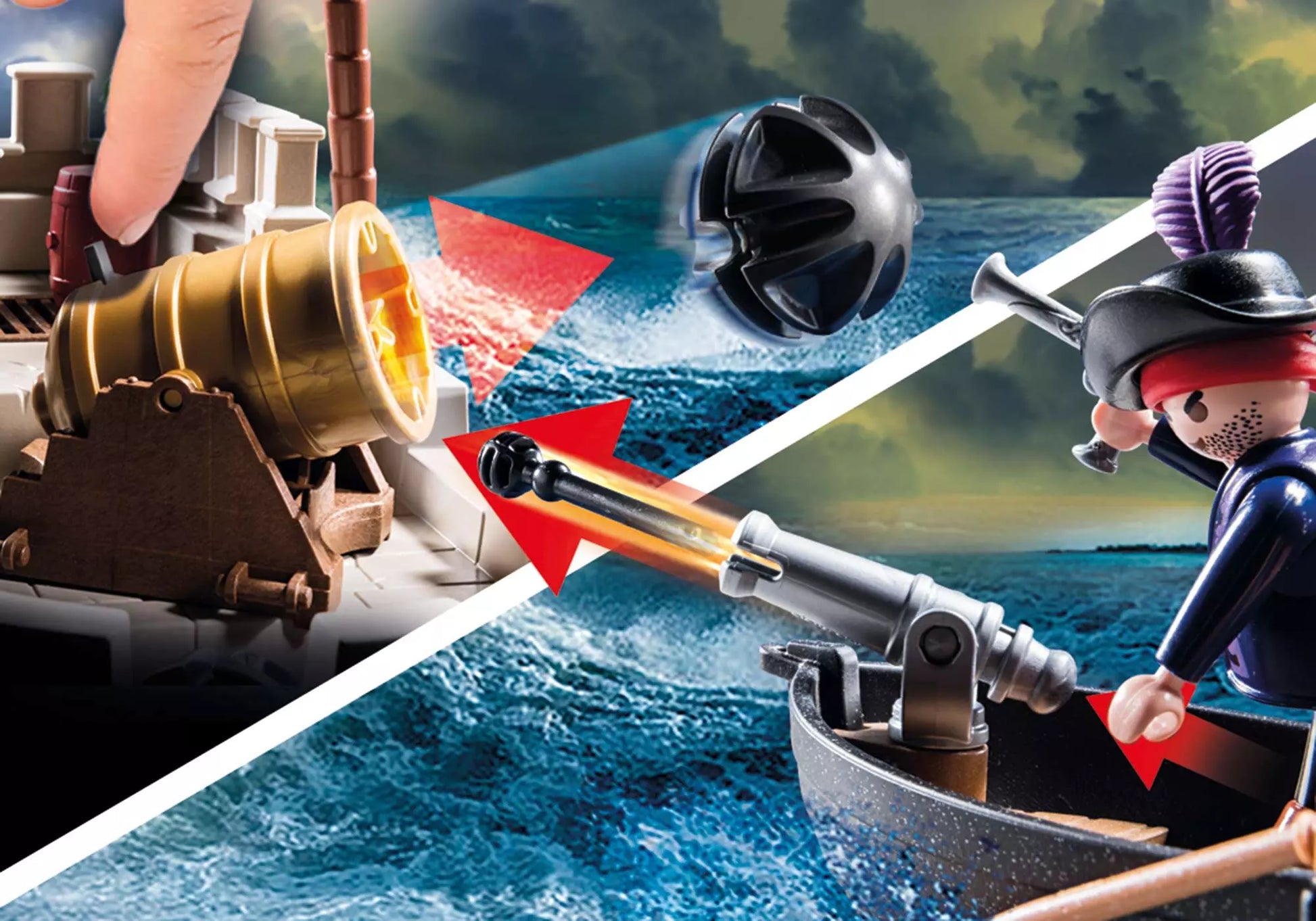 Playmobil 70413 Pirates Rotrockbastion - plegobil