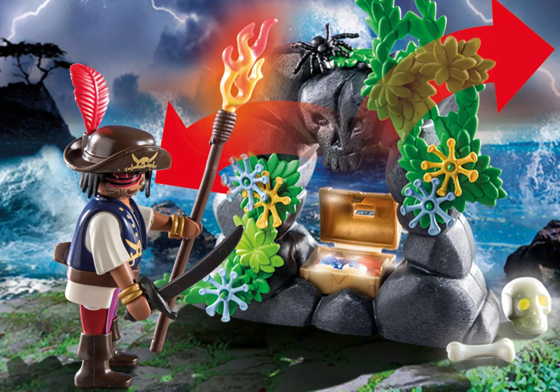 Playmobil 70414 Pirates Piraten-Schatzversteck - plegobil