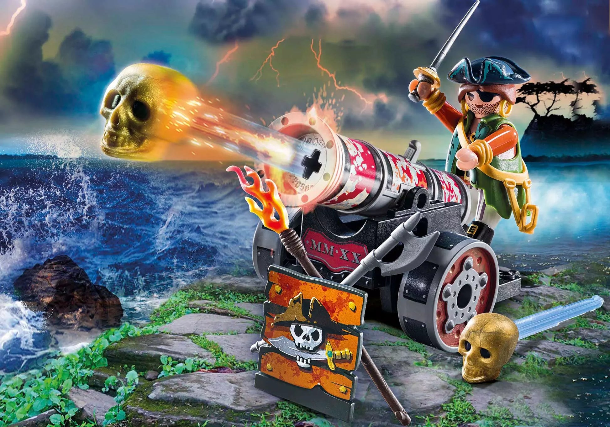 Playmobil 70415 Pirates Pirat mit Kanone - plegobil